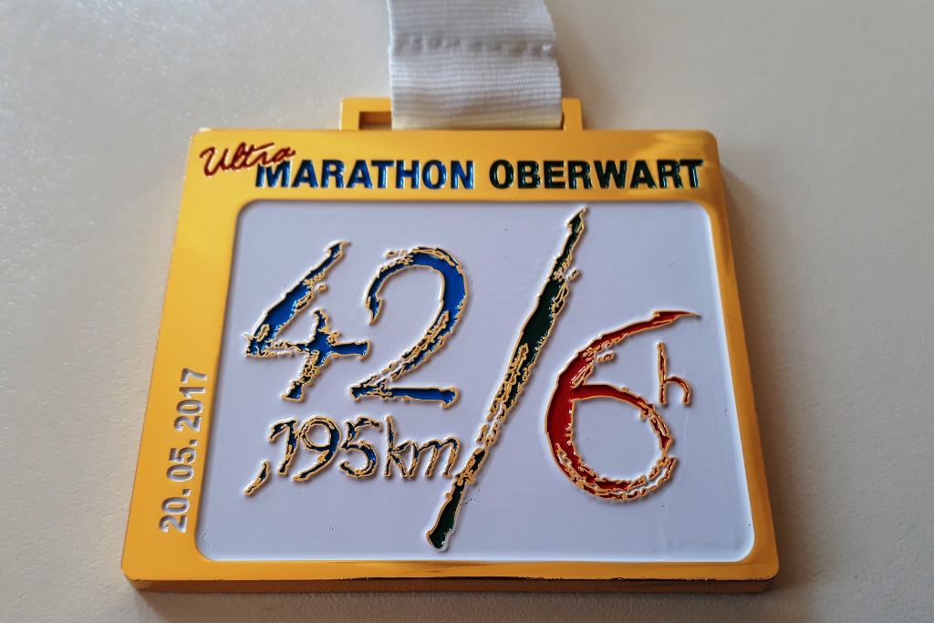 Oberwart-Ultra-Marathon Medaille 2017